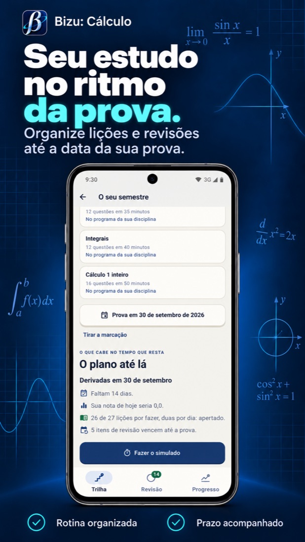 Tela do aplicativo: Relógio do semestre