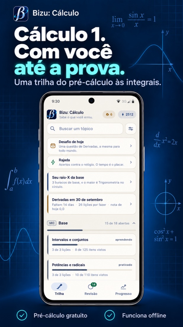 Tela do aplicativo: Trilha